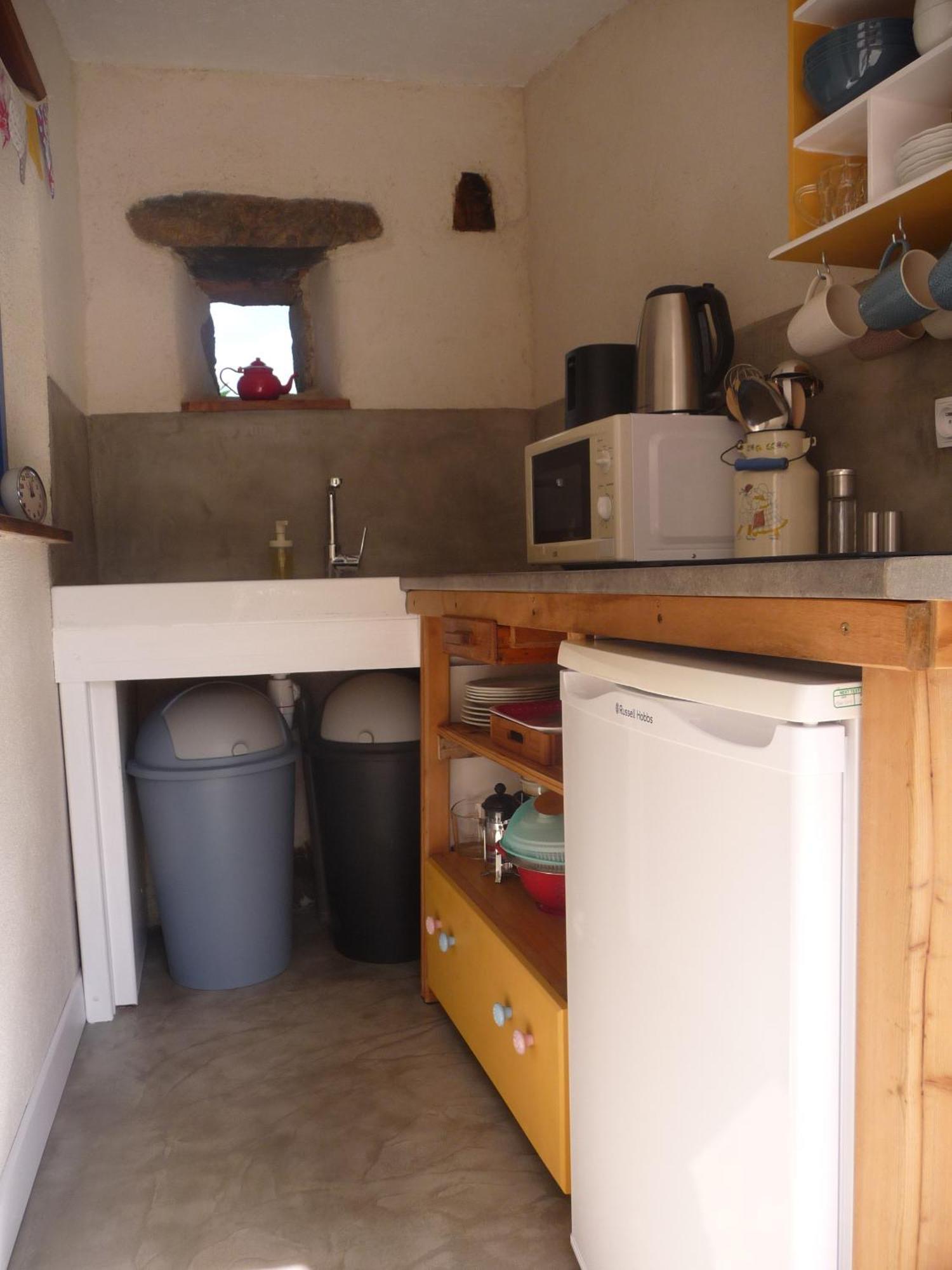 Bretagne Chambre D'Hotes Suite 53M2 Et Caravane Vintage Avec Cuisine Et Salle De Bains Privees Brittany B&B 53M2 Suite And Vintage Caravan Glamping With Private Kitchen And Bathroom Pleumeur-Gautier Eksteriør billede